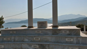 Memorial in Psili Ammos hill