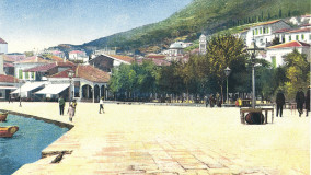 Η πλατεία Πυθαγόρα το 1904 - Pythagoras Square 1904