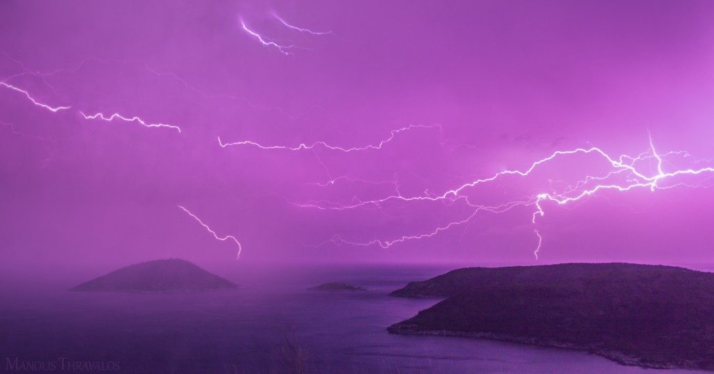 Καταιγίδα στην περιοχή Νησί 